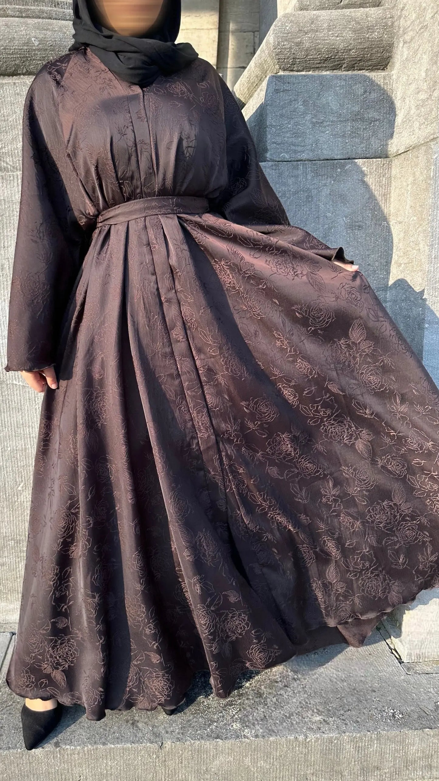 Abaya RAWDHA COFFEE Zinehya