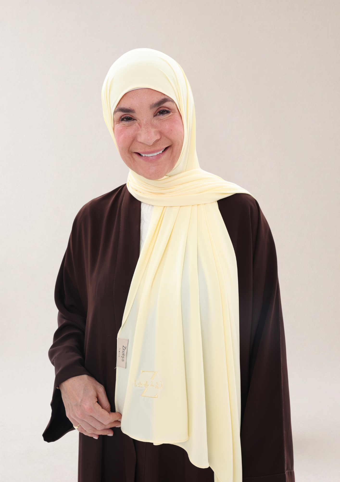 Pastel Yellow - Premium Jersey Scarf