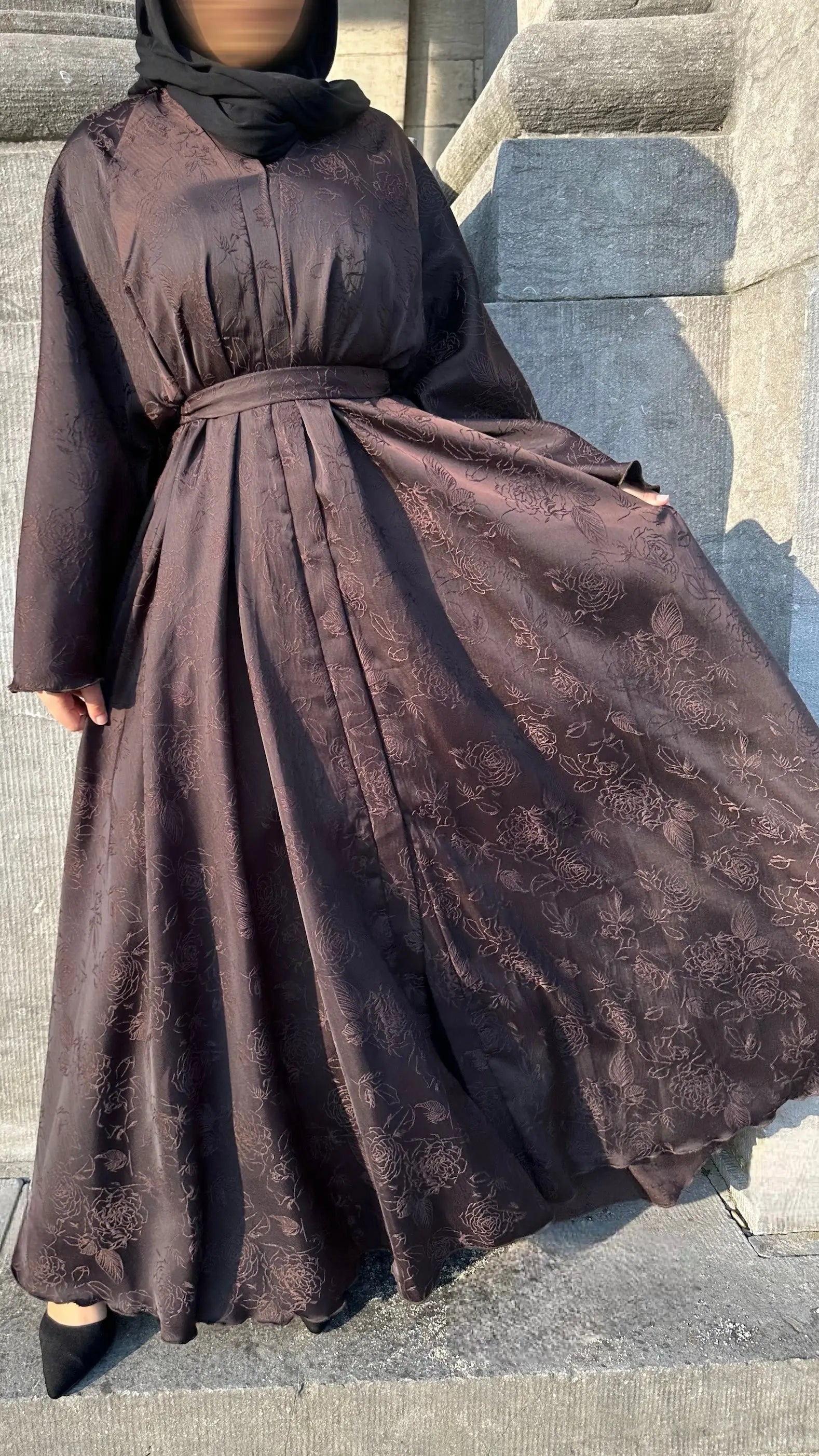 Abaya RAWDHA COFFEE Zinehya
