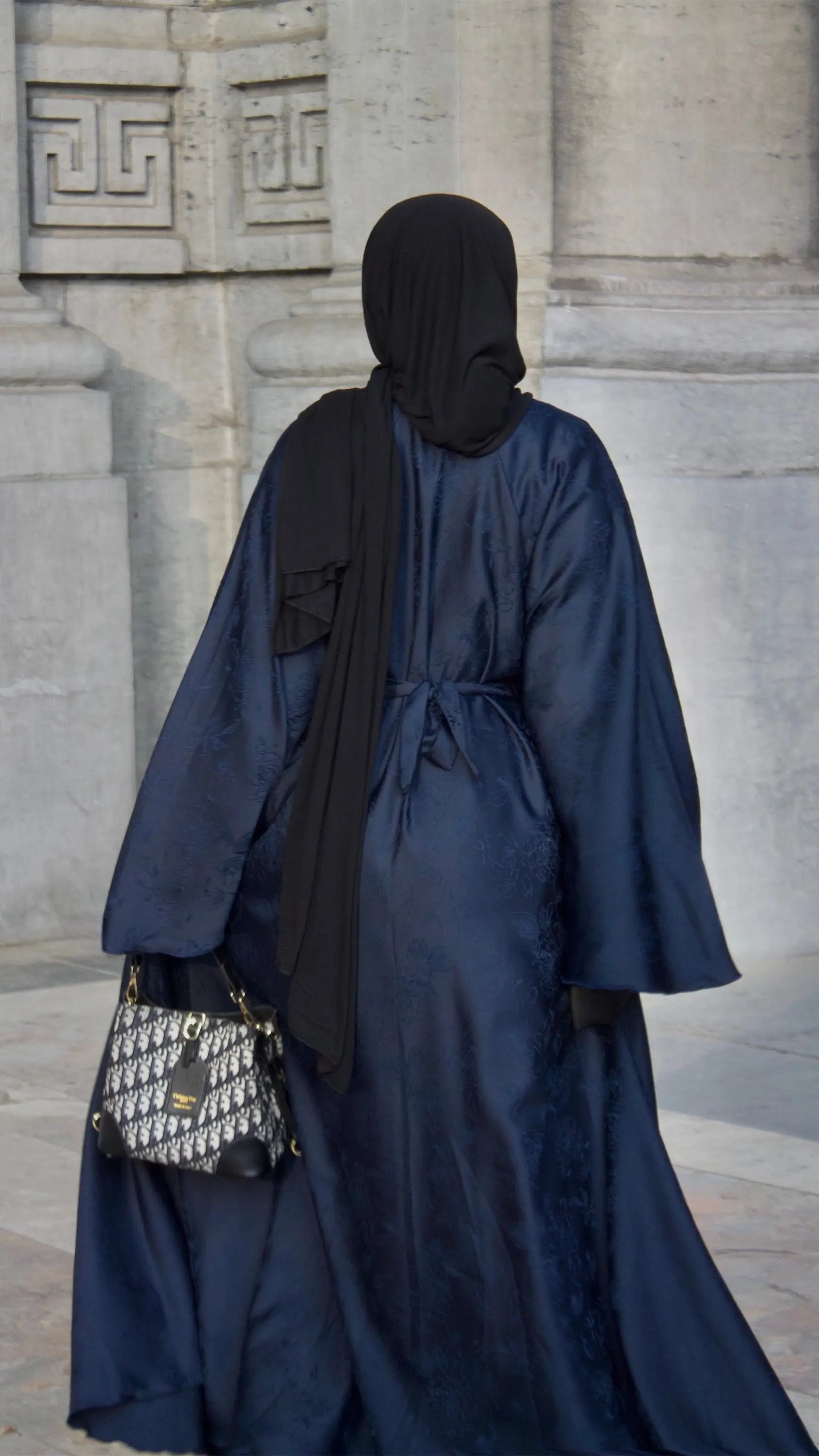 Abaya RAWDHA NAVY Zinehya