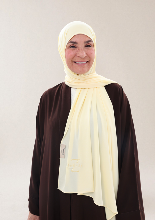 Pastel Yellow - Premium Jersey Scarf