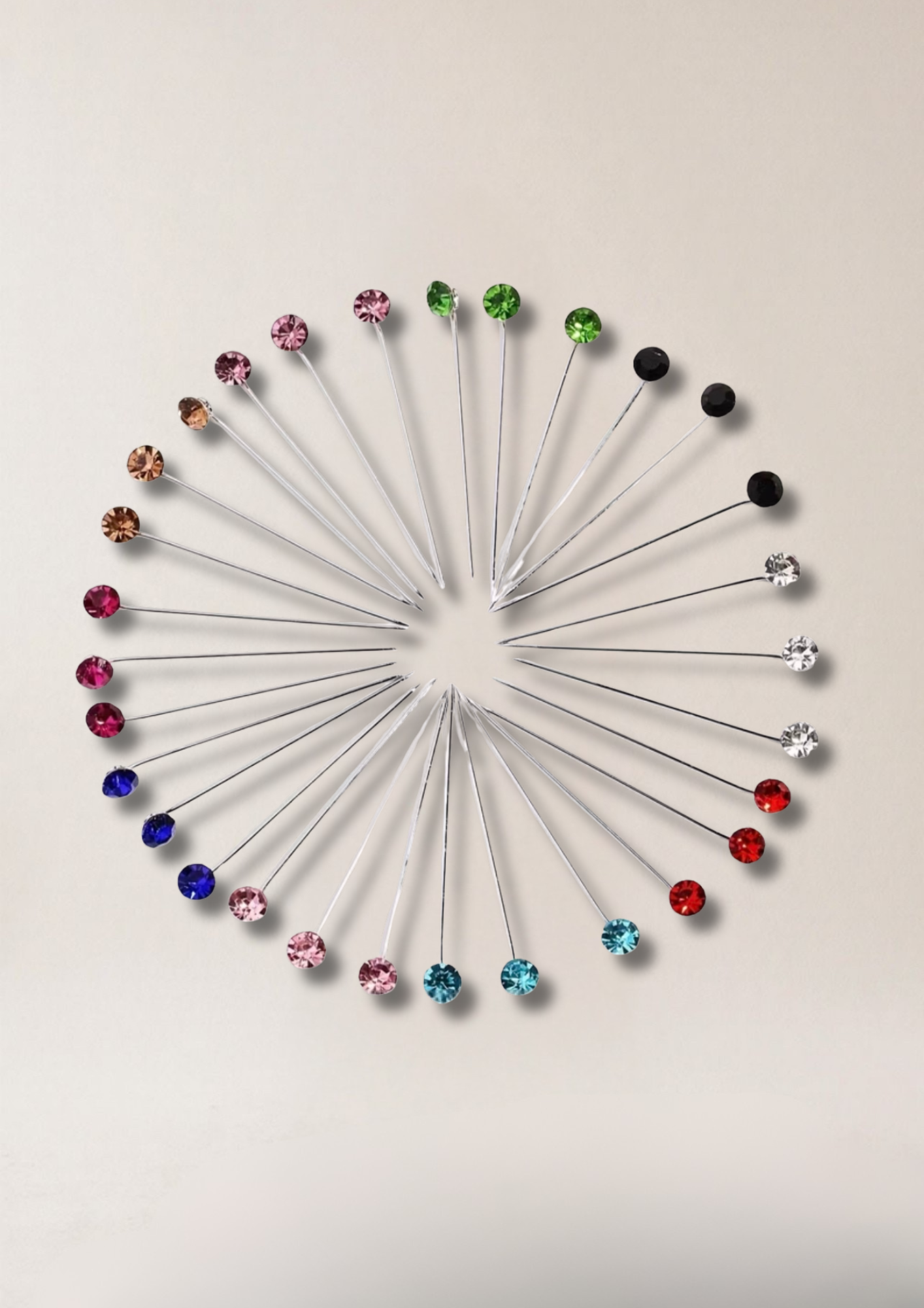 Hijab Pins Crystal Zinehya