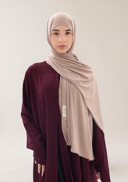 Taupe Gray - Premium Jersey Scarf