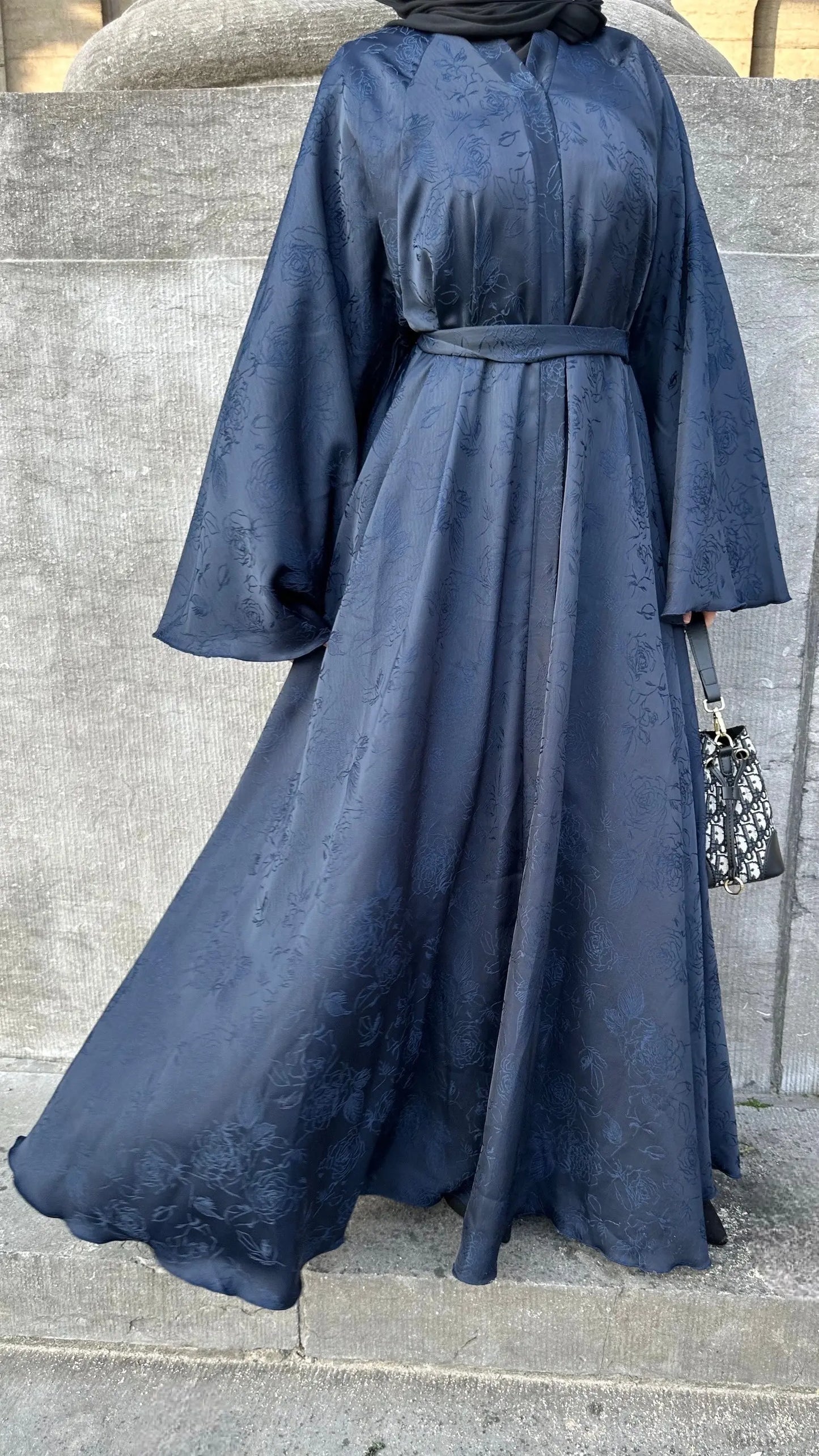 Abaya RAWDHA NAVY Zinehya