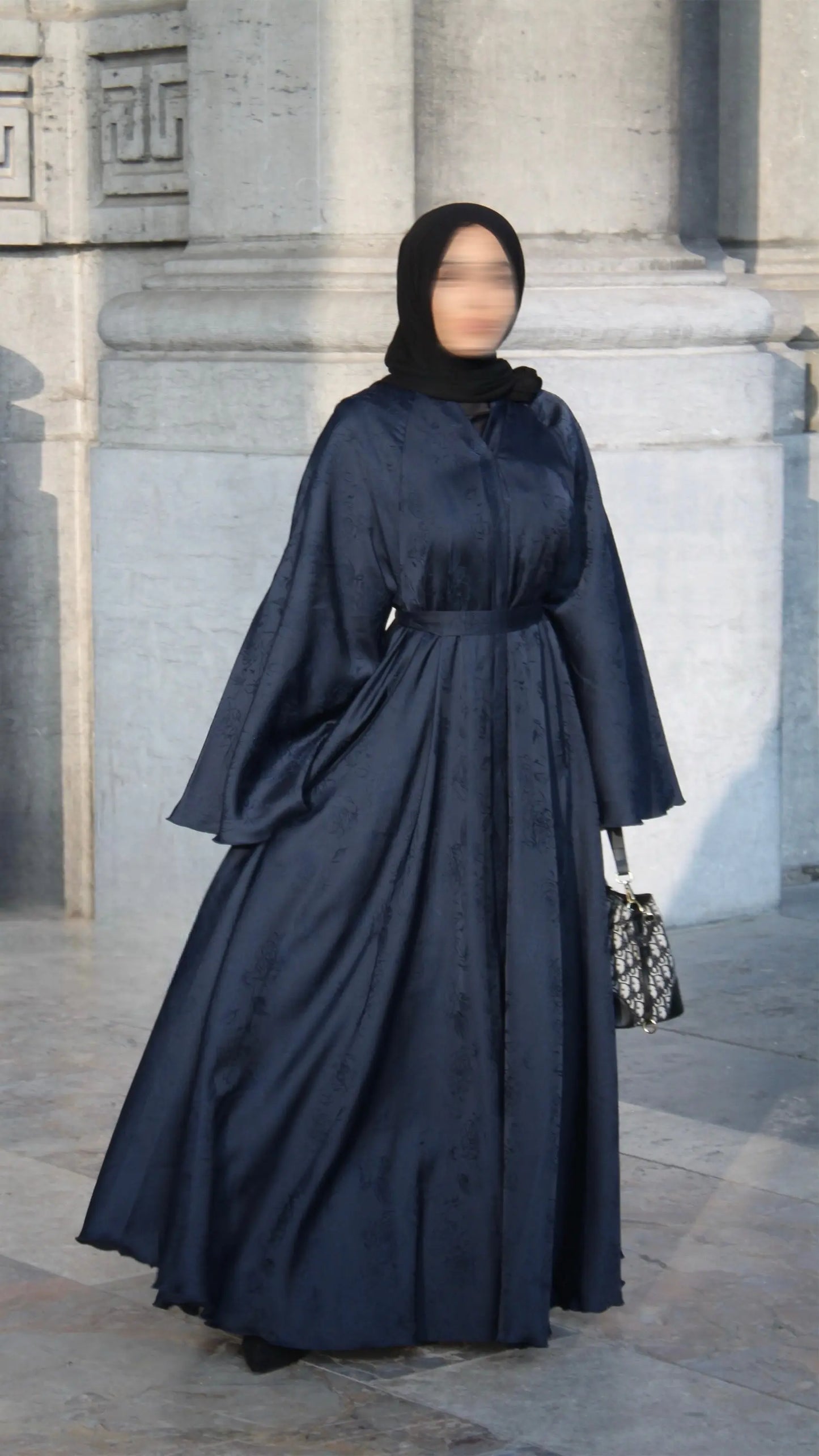 Abaya RAWDHA NAVY Zinehya