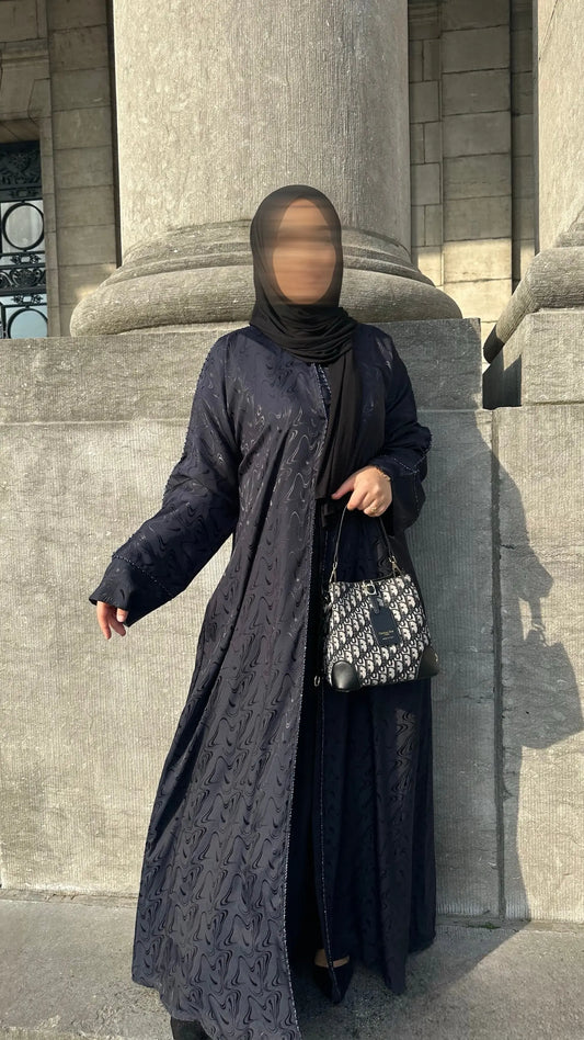 Abaya SAMA NAVY Zinehya