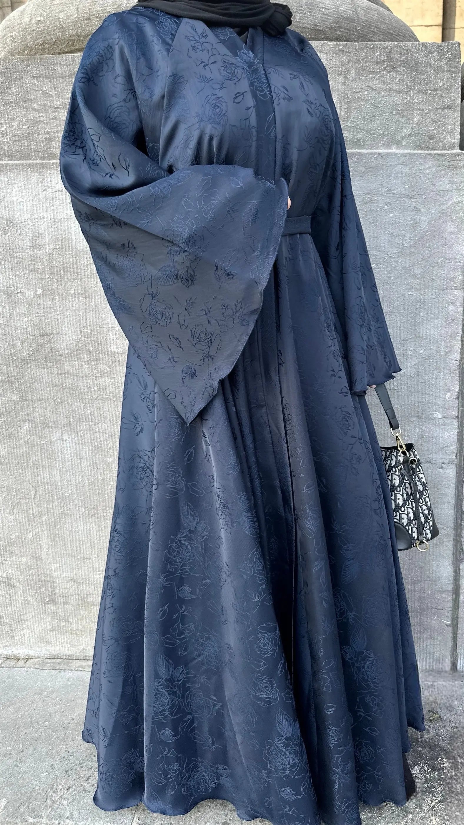 Abaya RAWDHA NAVY Zinehya