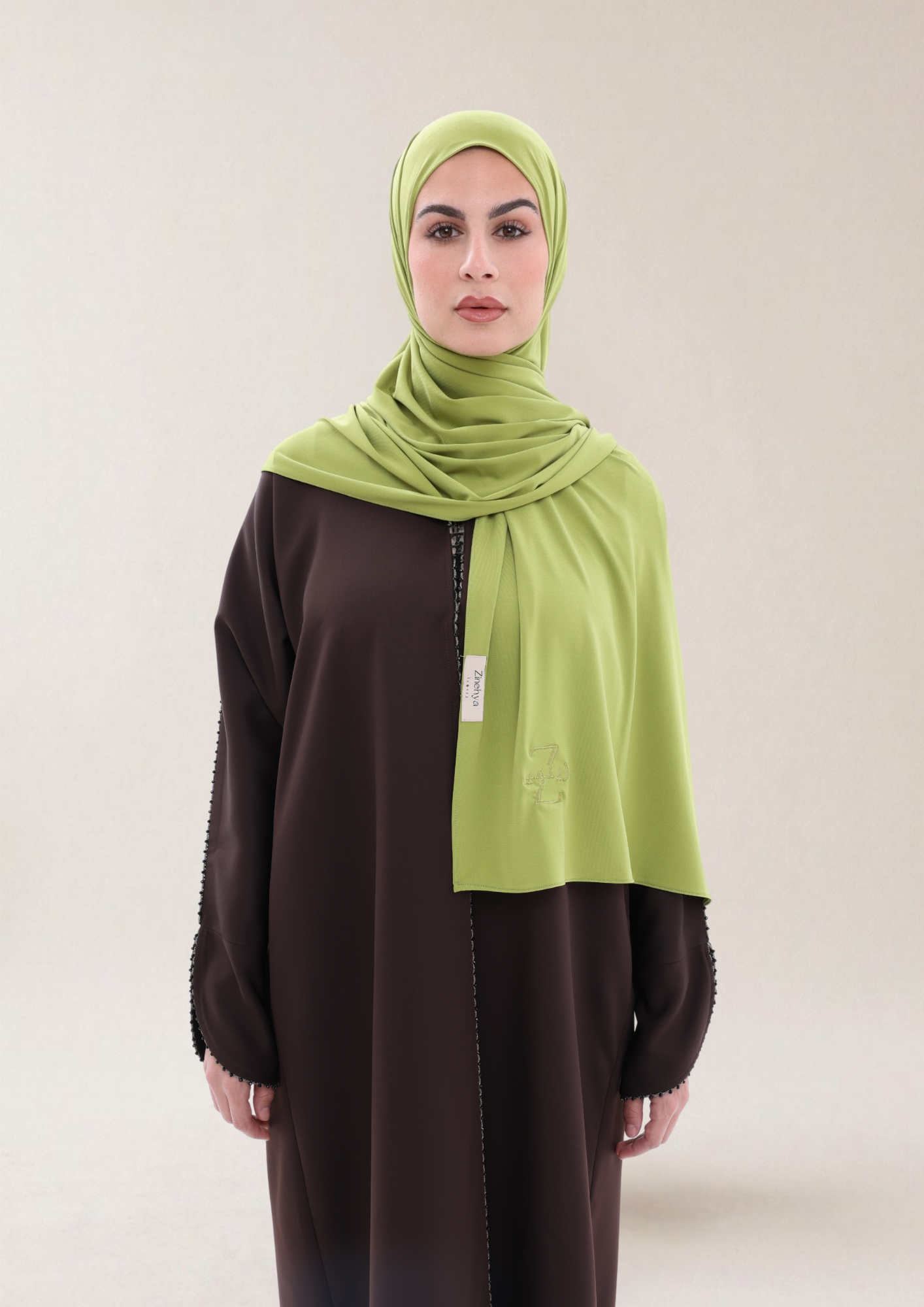 Green Olive - Premium Jersey Scarf