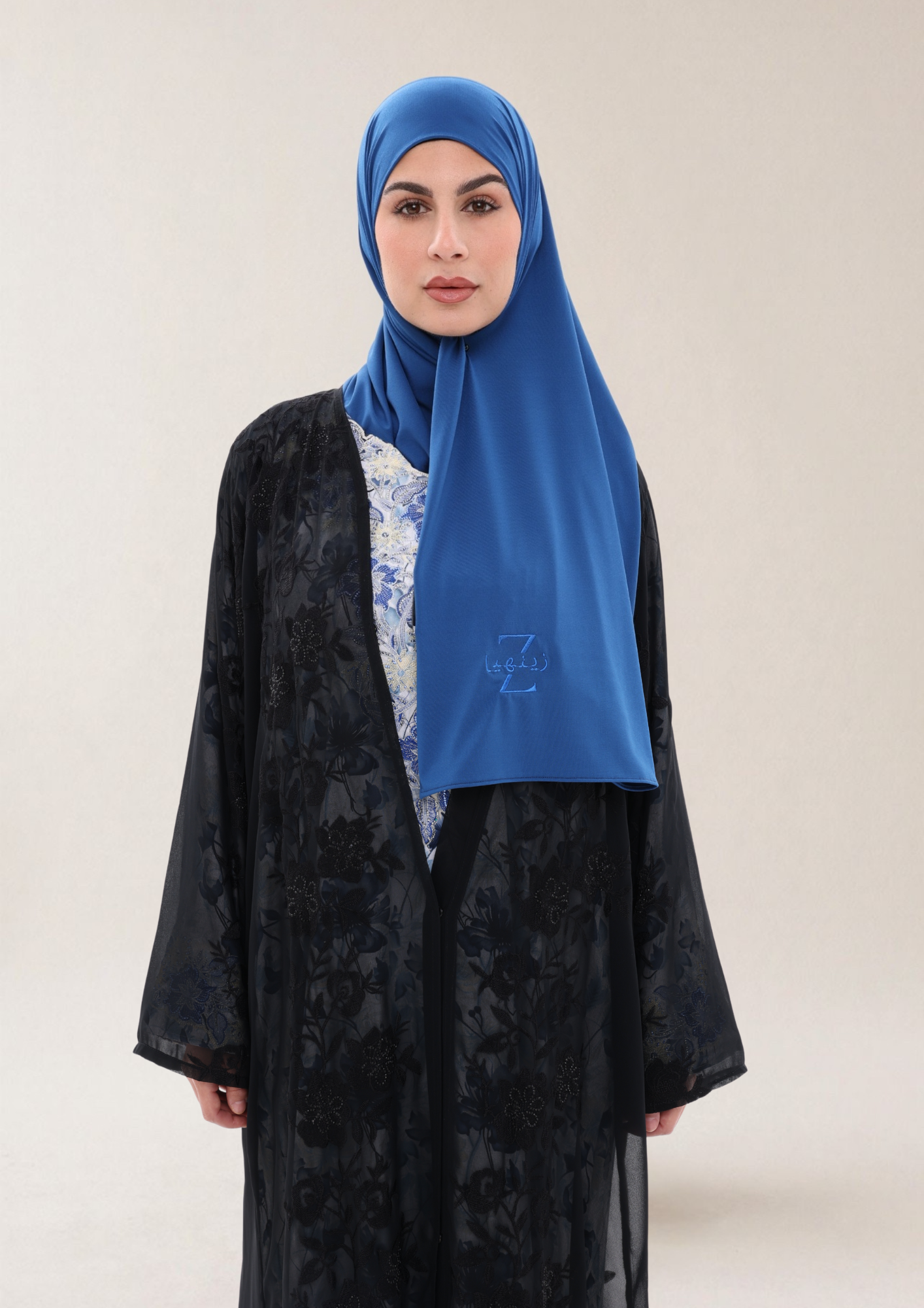 Ocean Blue - Premium Jersey Scarf